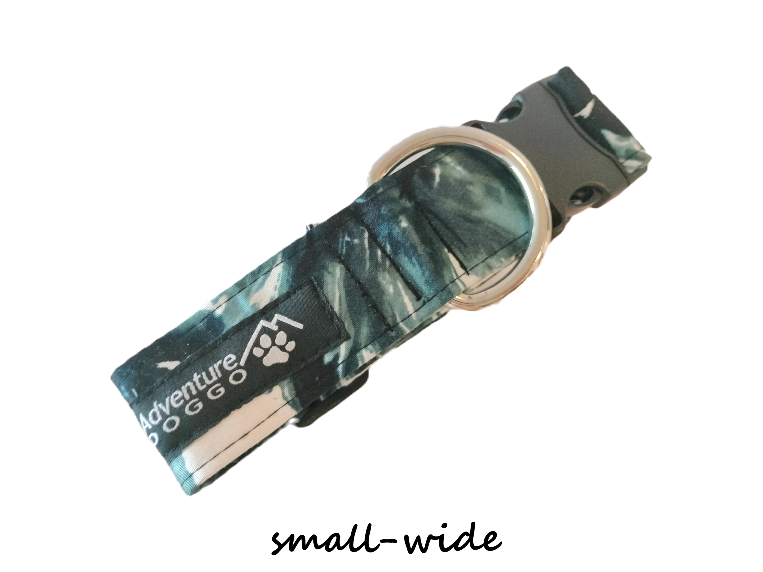 Floral Burst Dress Collar, size small-wide, shown clasped