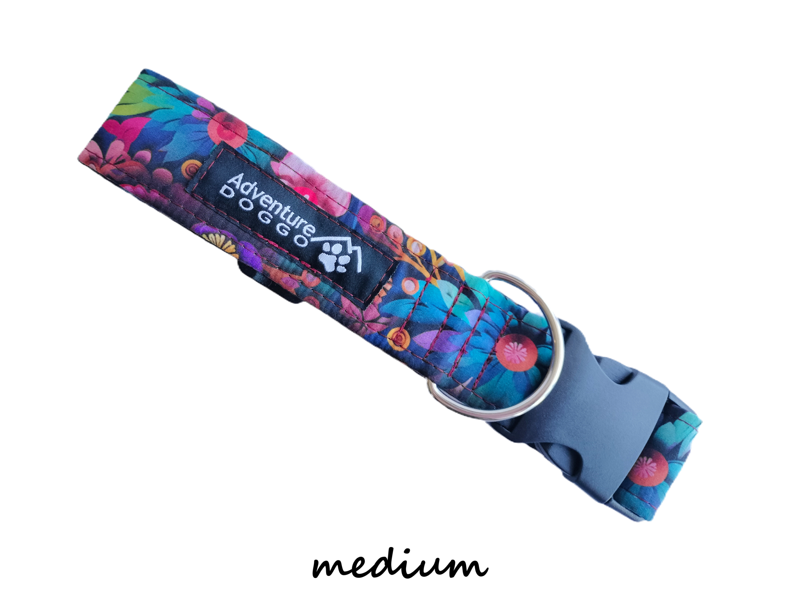 Spring's Bounty Dress Collar, size medium, shown clasped