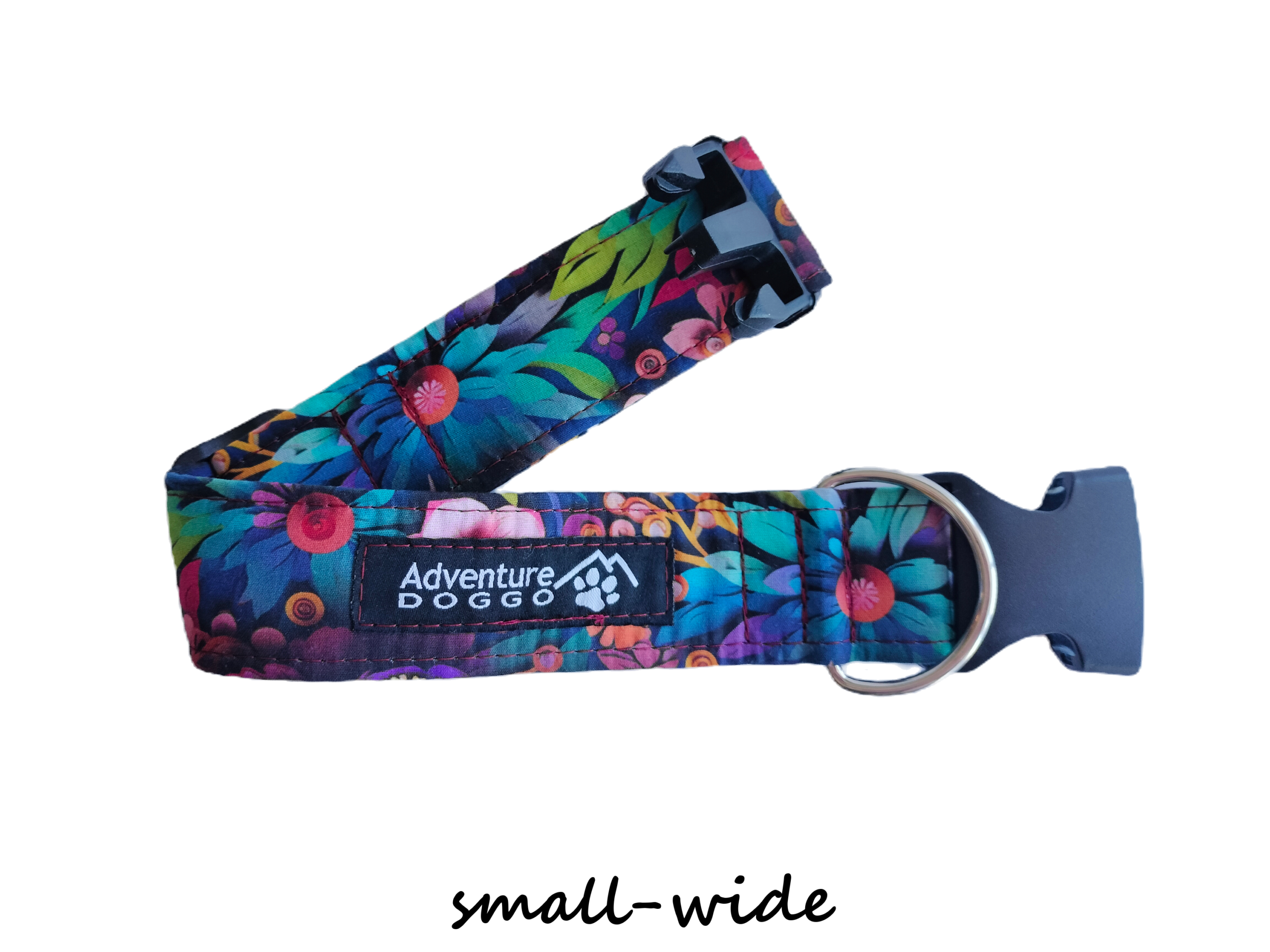 Spring's Bounty Dress Collar, size small-wide, shown unclasped