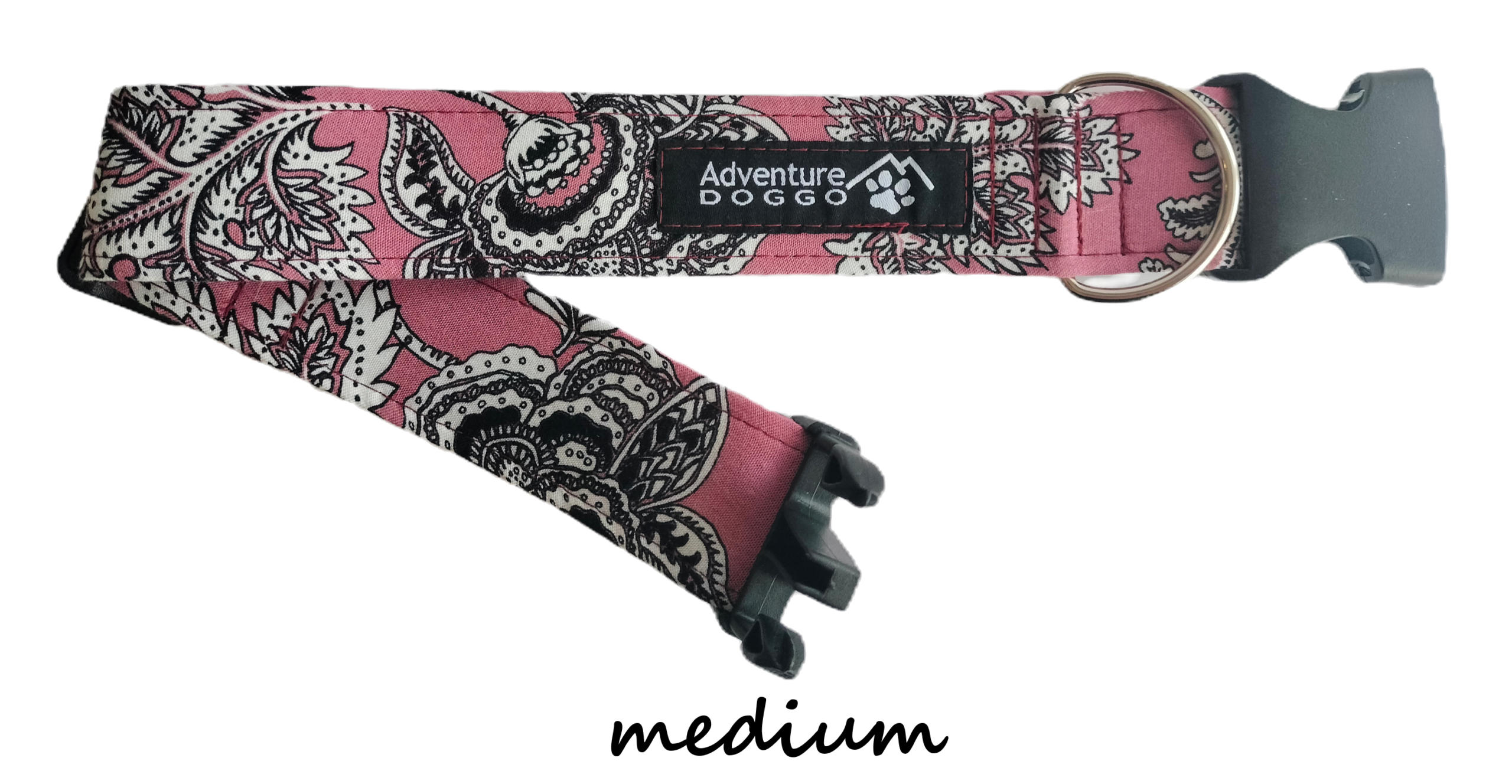 Merlot Dress Collar, size medium, shown unclasped