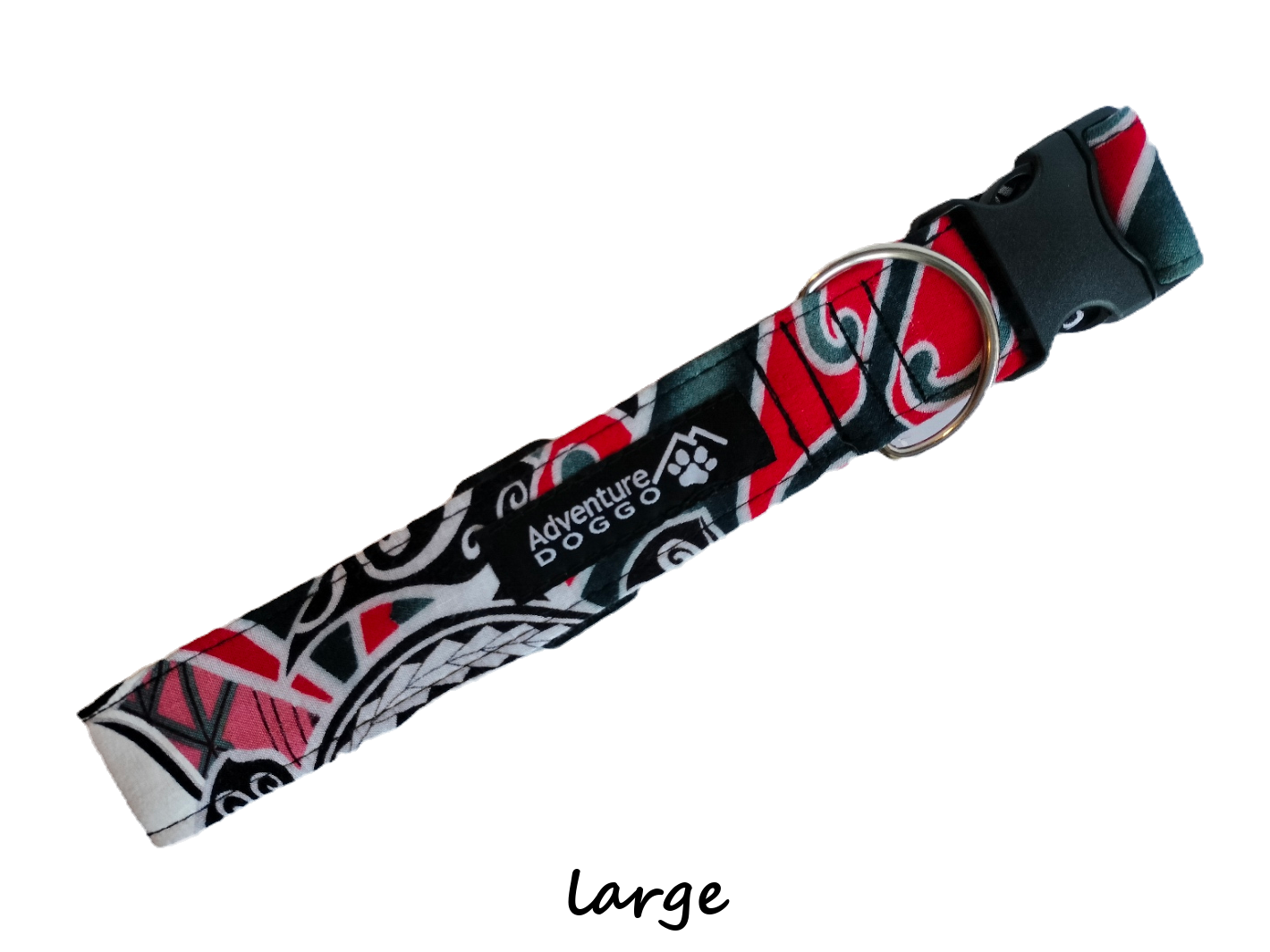 Kuri Pai Dress Collar, size large, shown clasped