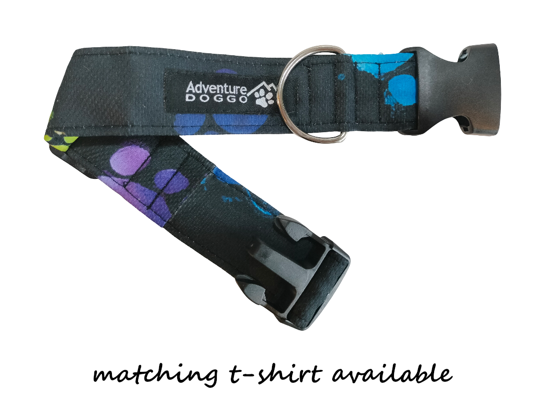 Darth Paw Dress Collar. Matching t-shirt available