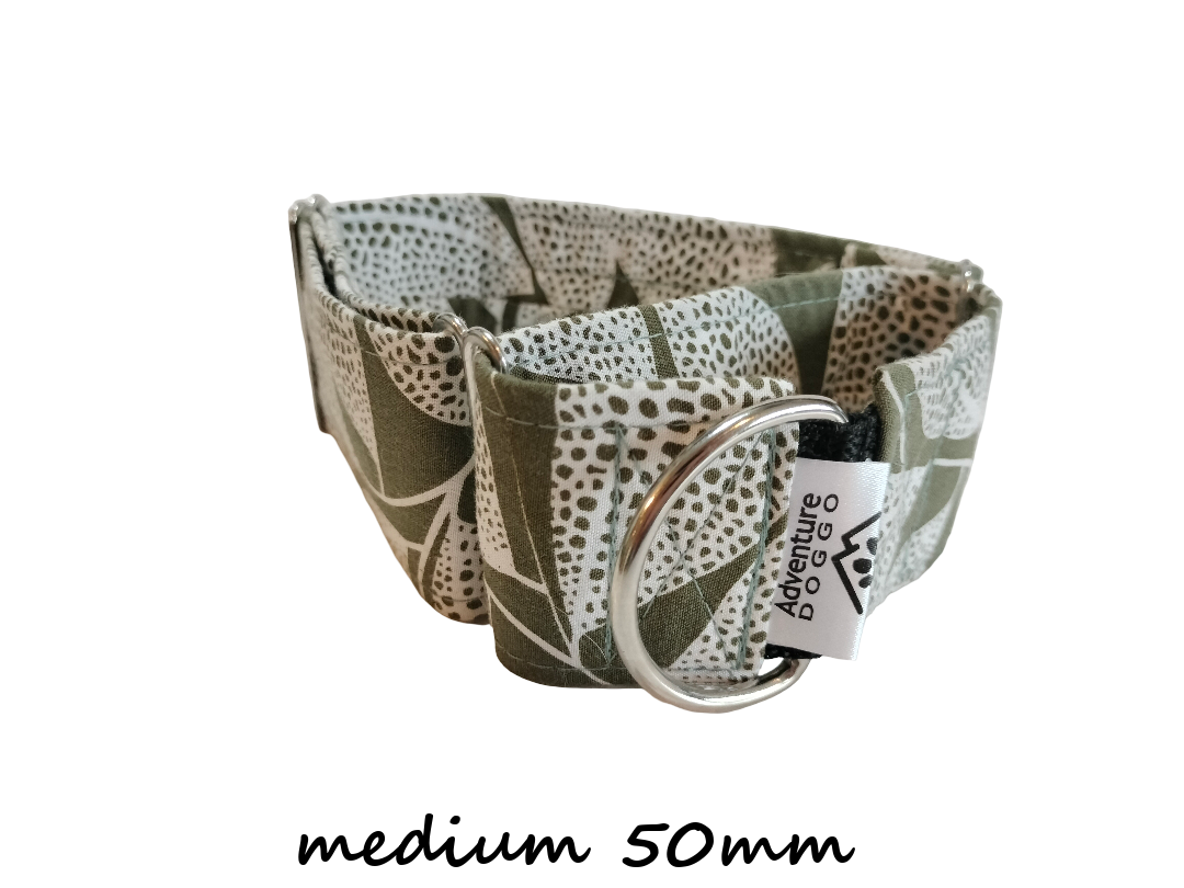 Olive Grove Martingale Collar, size medium 50mm